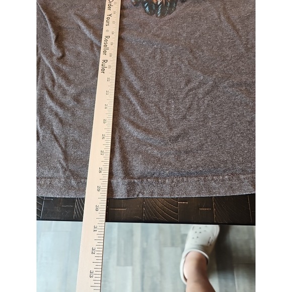 Harley Davidson Men's Brown Vtg T-Shirt Feather Thunder Mountain Sz Xl - Picture 8 of 13